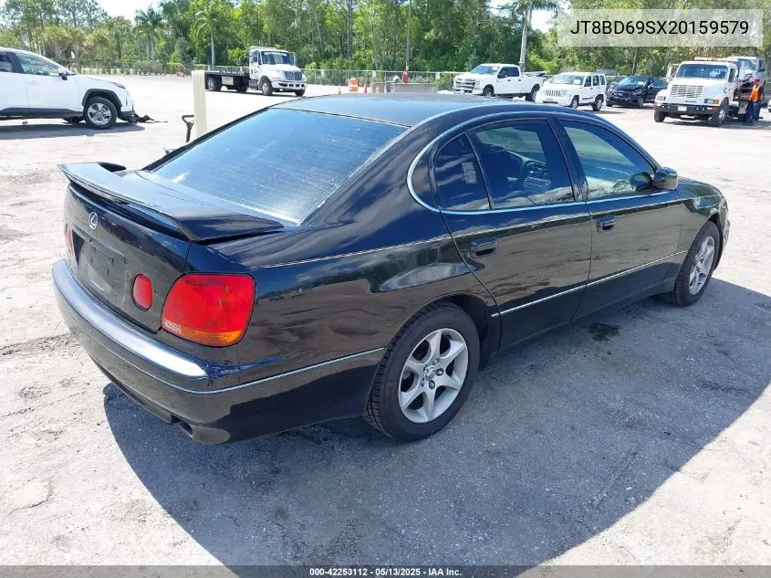 2002 Lexus Gs 300 VIN: JT8BD69SX20159579 Lot: 42253112