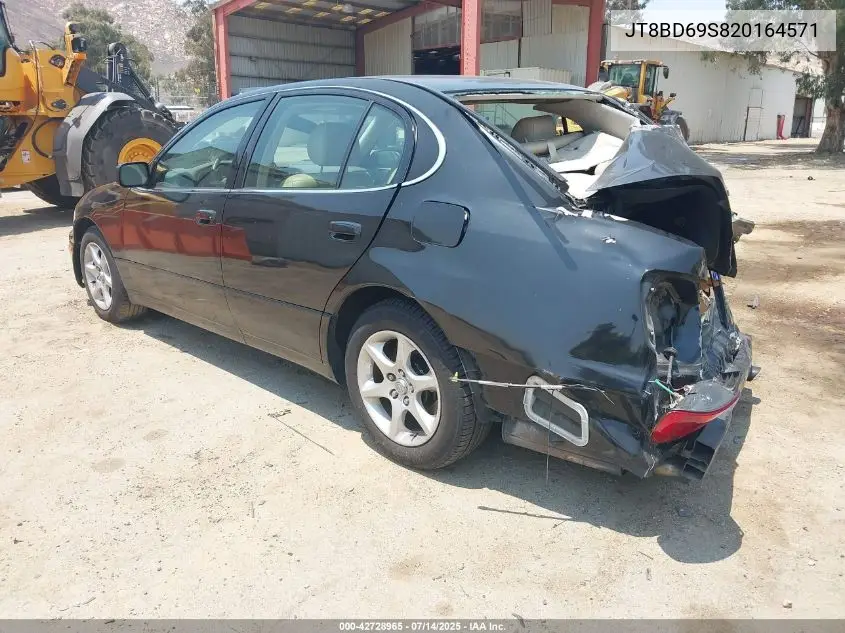 2002 Lexus Gs 300 VIN: JT8BD69S820164571 Lot: 42728965