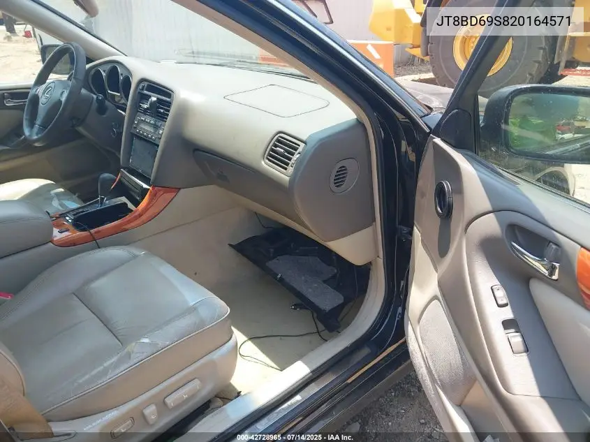 2002 Lexus Gs 300 VIN: JT8BD69S820164571 Lot: 42728965