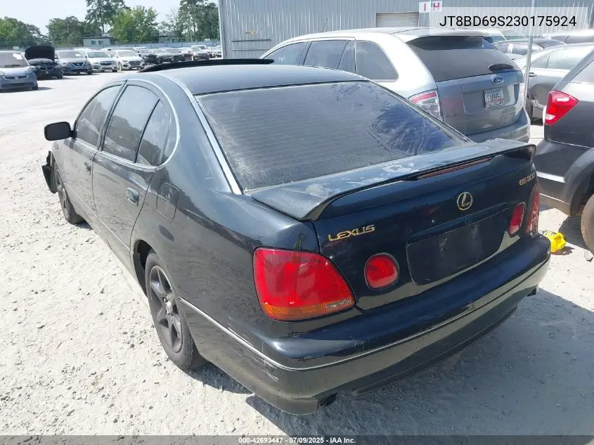 2003 Lexus Gs 300 VIN: JT8BD69S230175924 Lot: 42693447
