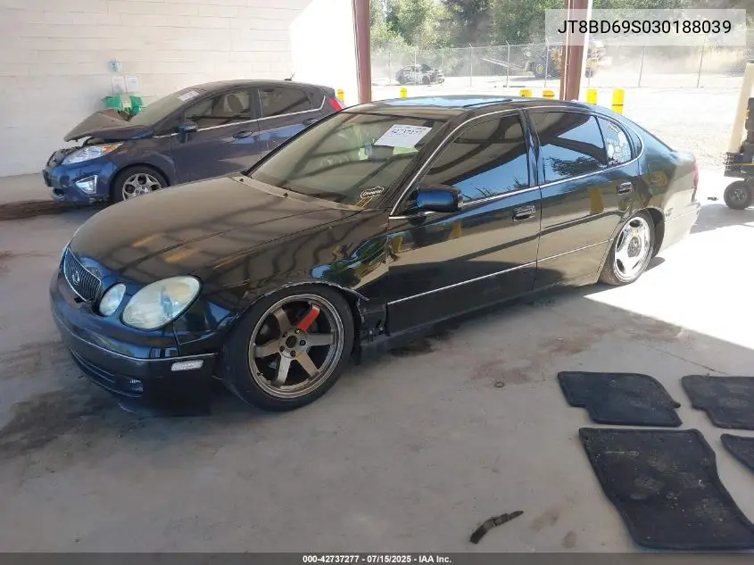 2003 Lexus Gs 300 VIN: JT8BD69S030188039 Lot: 42737277