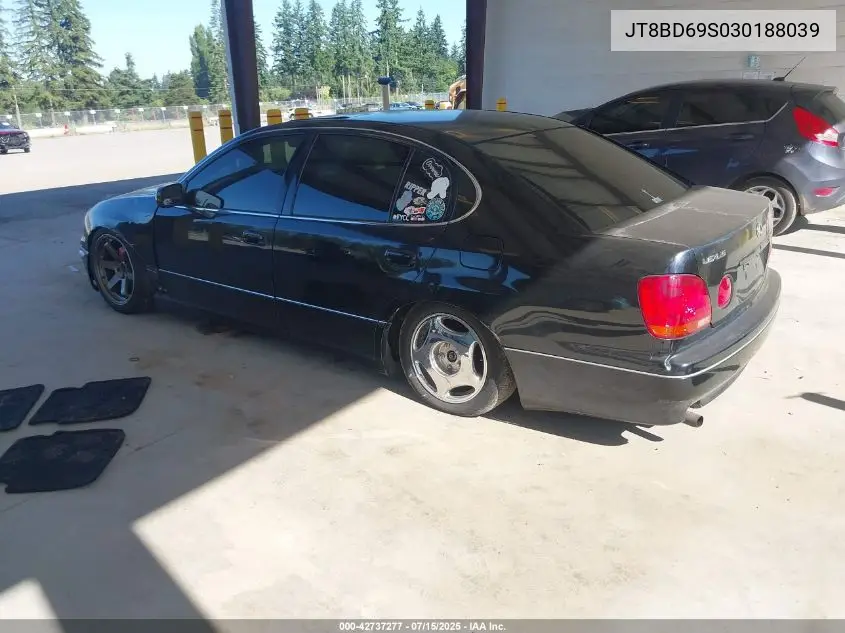 2003 Lexus Gs 300 VIN: JT8BD69S030188039 Lot: 42737277