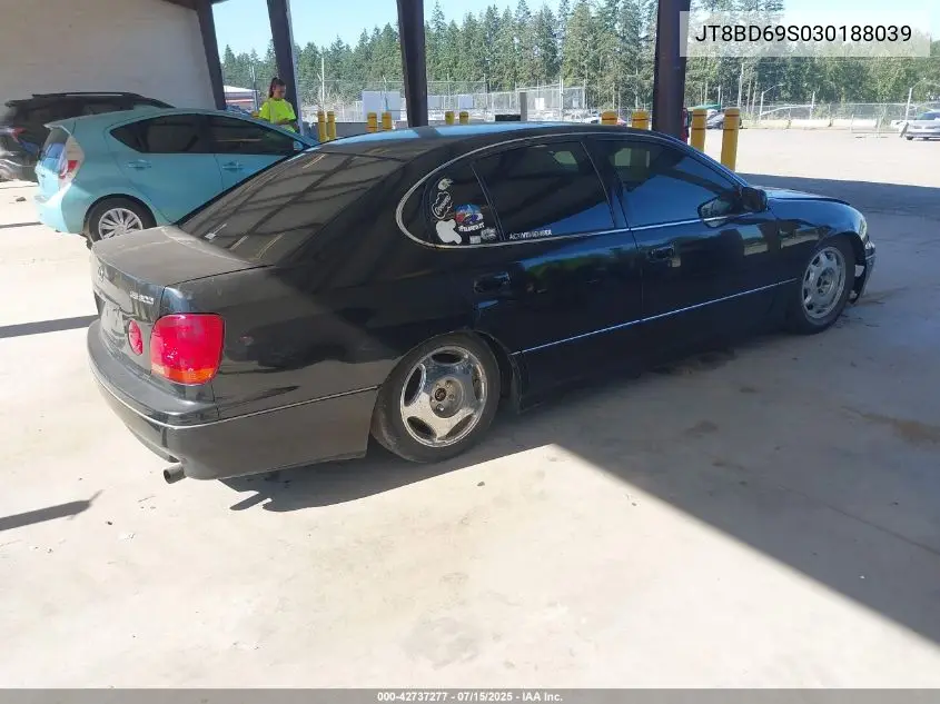 2003 Lexus Gs 300 VIN: JT8BD69S030188039 Lot: 42737277