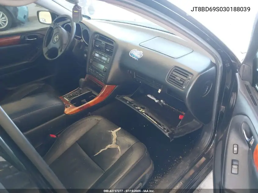 2003 Lexus Gs 300 VIN: JT8BD69S030188039 Lot: 42737277