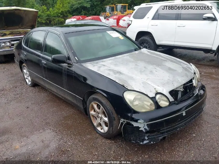 2004 Lexus Gs 300 VIN: JT8BD69S040202653 Lot: 42541161
