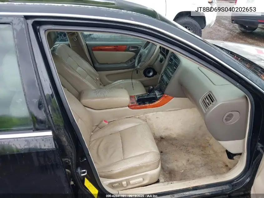 2004 Lexus Gs 300 VIN: JT8BD69S040202653 Lot: 42541161