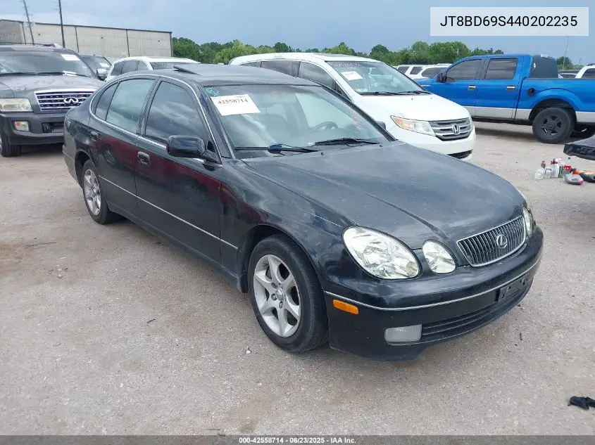 2004 Lexus Gs 300 VIN: JT8BD69S440202235 Lot: 42558714