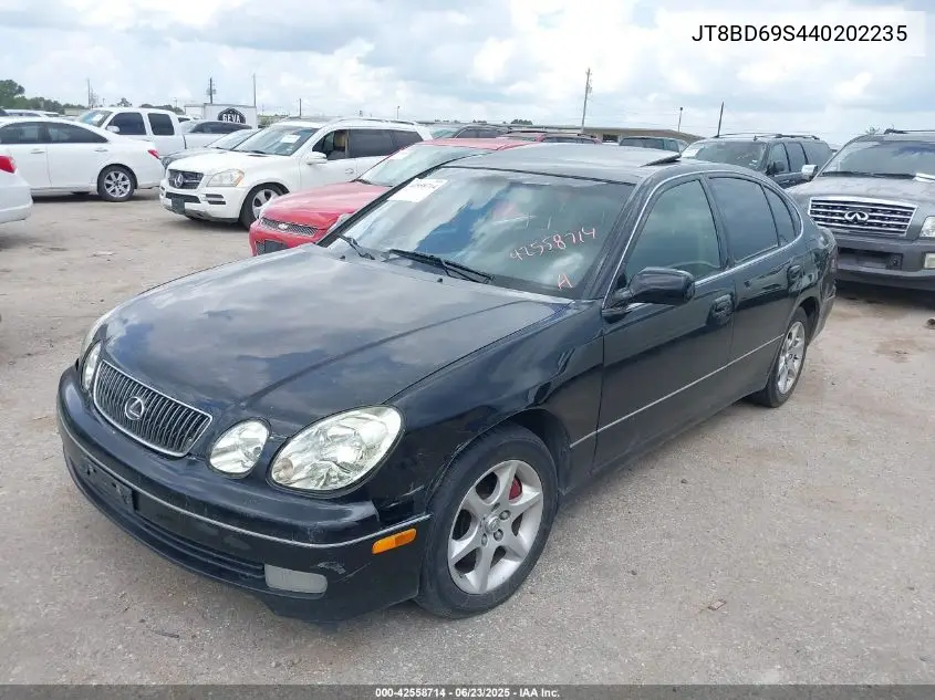2004 Lexus Gs 300 VIN: JT8BD69S440202235 Lot: 42558714