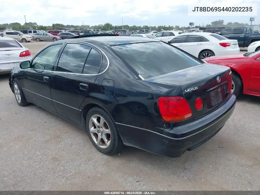 2004 Lexus Gs 300 VIN: JT8BD69S440202235 Lot: 42558714
