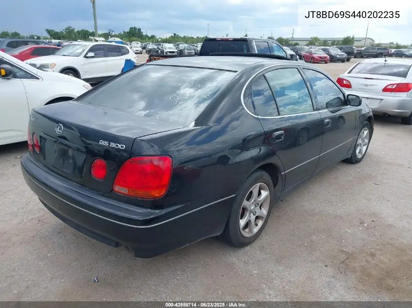 2004 Lexus Gs 300 VIN: JT8BD69S440202235 Lot: 42558714