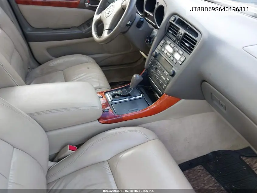 2004 Lexus Gs 300 VIN: JT8BD69S640196311 Lot: 42693878