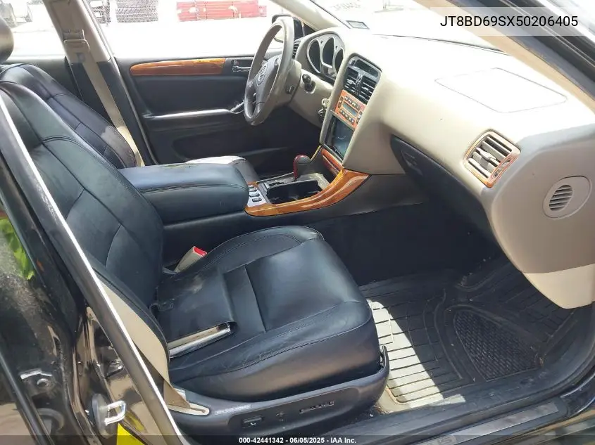 2005 Lexus Gs 300 VIN: JT8BD69SX50206405 Lot: 42441342