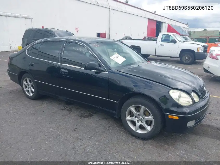 2005 Lexus Gs 300 VIN: JT8BD69S550206120 Lot: 42532461
