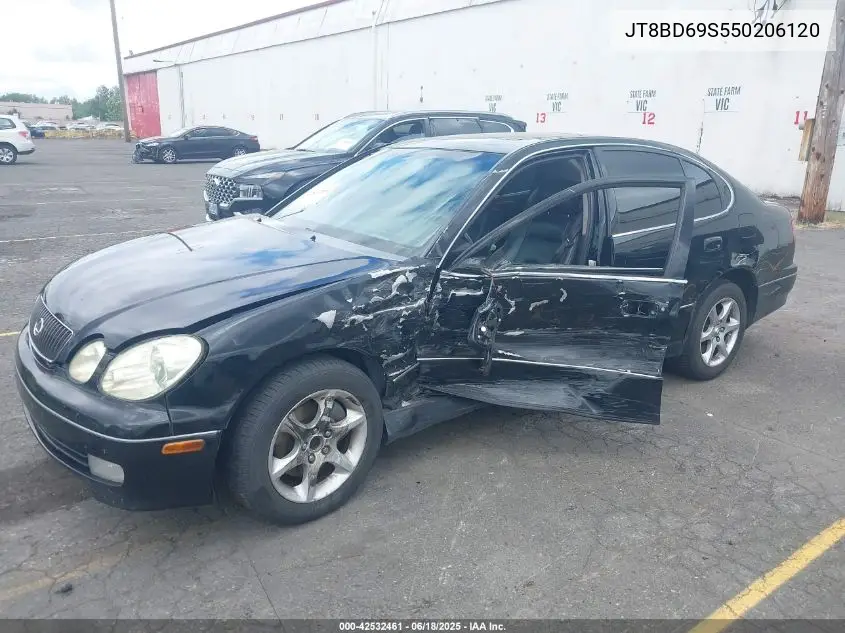 2005 Lexus Gs 300 VIN: JT8BD69S550206120 Lot: 42532461