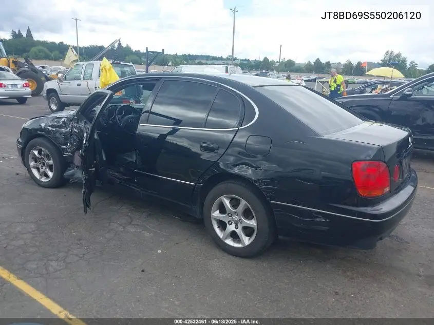 2005 Lexus Gs 300 VIN: JT8BD69S550206120 Lot: 42532461