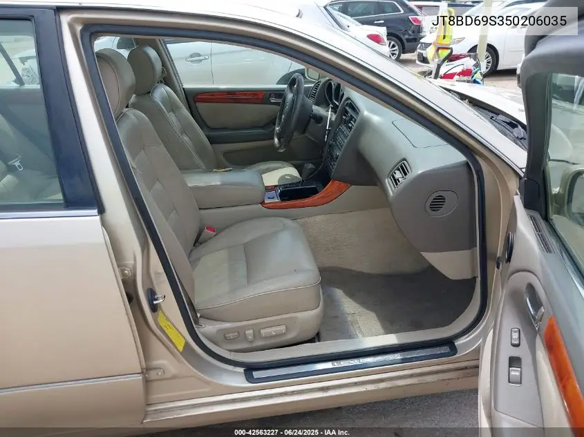 2005 Lexus Gs 300 VIN: JT8BD69S350206035 Lot: 42563227