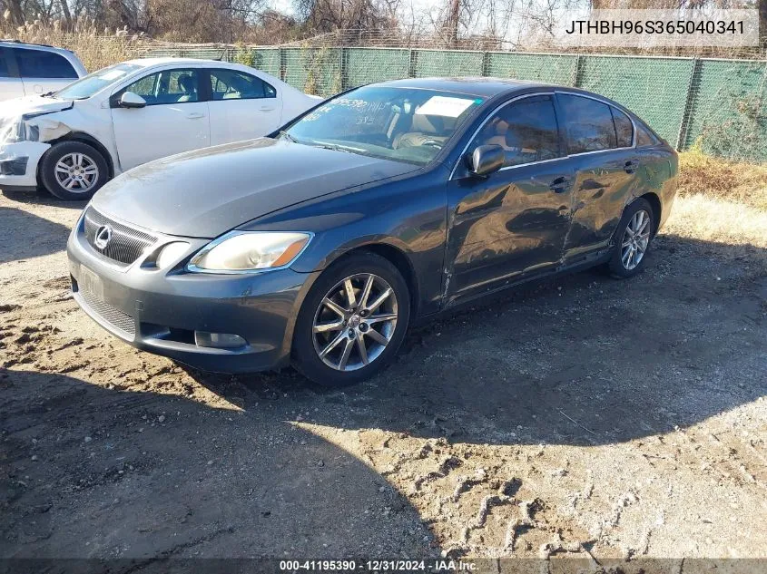 2006 Lexus Gs 300 VIN: JTHBH96S365040341 Lot: 41195390