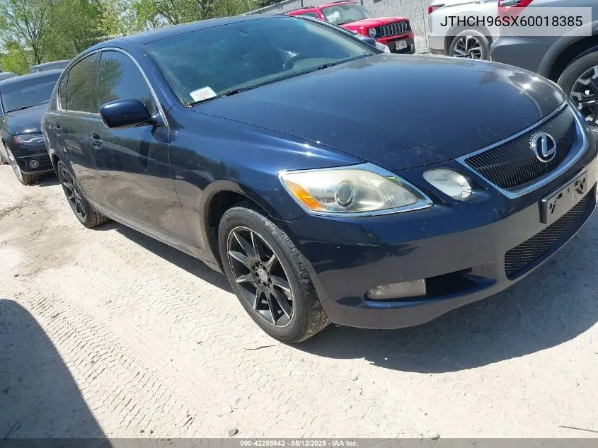 2006 Lexus Gs 300 VIN: JTHCH96SX60018385 Lot: 42255642