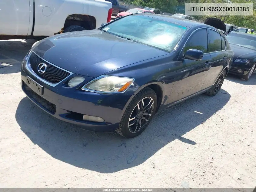 2006 Lexus Gs 300 VIN: JTHCH96SX60018385 Lot: 42255642