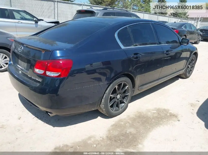 2006 Lexus Gs 300 VIN: JTHCH96SX60018385 Lot: 42255642