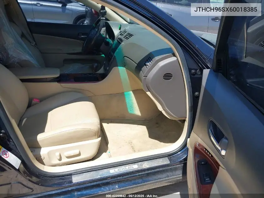2006 Lexus Gs 300 VIN: JTHCH96SX60018385 Lot: 42255642