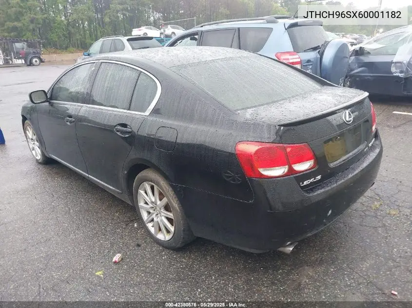 2006 Lexus Gs 300 VIN: JTHCH96SX60001182 Lot: 42380576