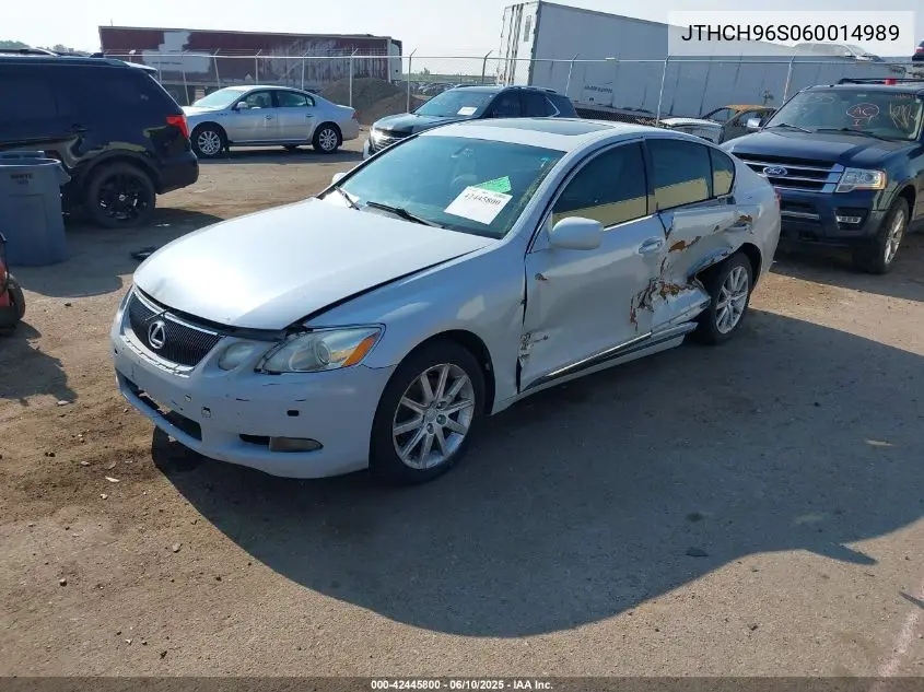2006 Lexus Gs 300 VIN: JTHCH96S060014989 Lot: 42445800