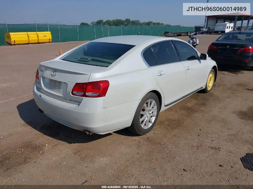 2006 Lexus Gs 300 VIN: JTHCH96S060014989 Lot: 42445800