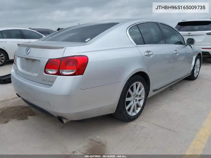 2006 Lexus Gs 300 VIN: JTHBH96S165009735 Lot: 42470083