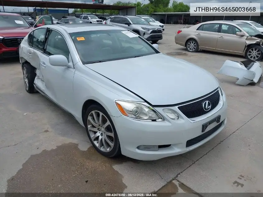 2006 Lexus Gs 300 VIN: JTHBH96S465003668 Lot: 42478350