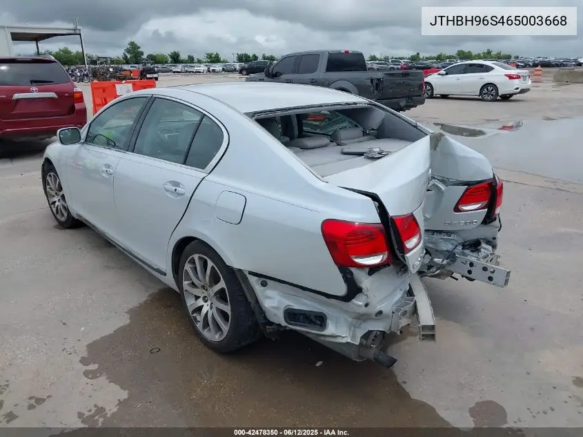 2006 Lexus Gs 300 VIN: JTHBH96S465003668 Lot: 42478350