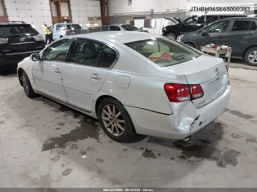 2006 Lexus Gs 300 VIN: JTHBH96S665000383 Lot: 42479088