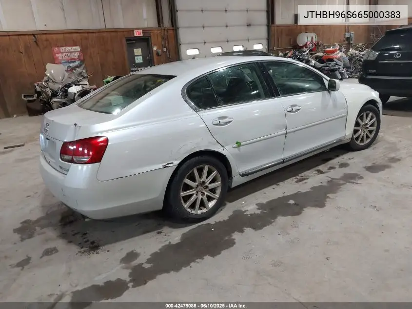 2006 Lexus Gs 300 VIN: JTHBH96S665000383 Lot: 42479088