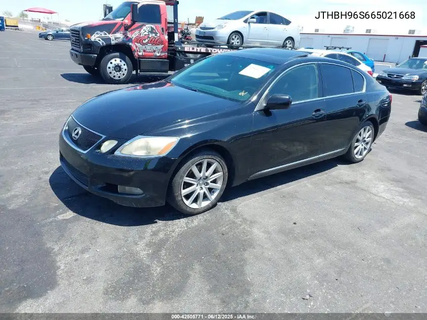 2006 Lexus Gs 300 VIN: JTHBH96S665021668 Lot: 42505771