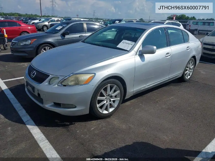 2006 Lexus Gs 300 VIN: JTHCH96SX60007791 Lot: 42569439