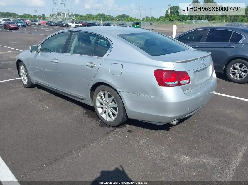 2006 Lexus Gs 300 VIN: JTHCH96SX60007791 Lot: 42569439