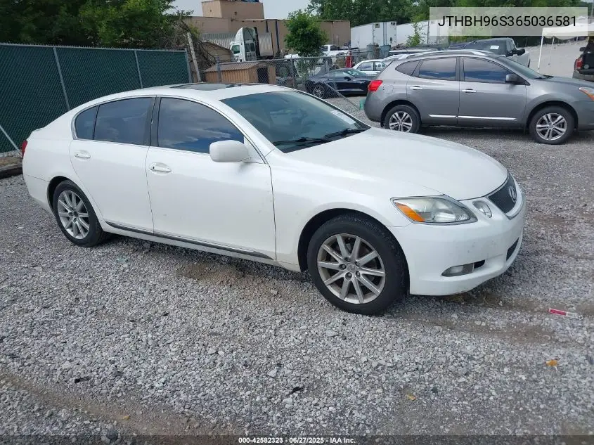 2006 Lexus Gs 300 VIN: JTHBH96S365036581 Lot: 42582323