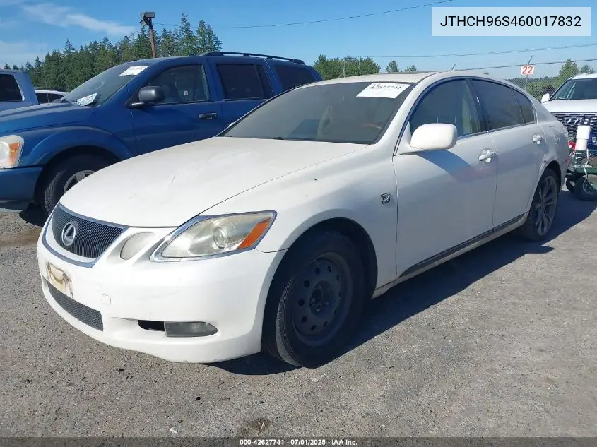 2006 Lexus Gs 300 VIN: JTHCH96S460017832 Lot: 42627741