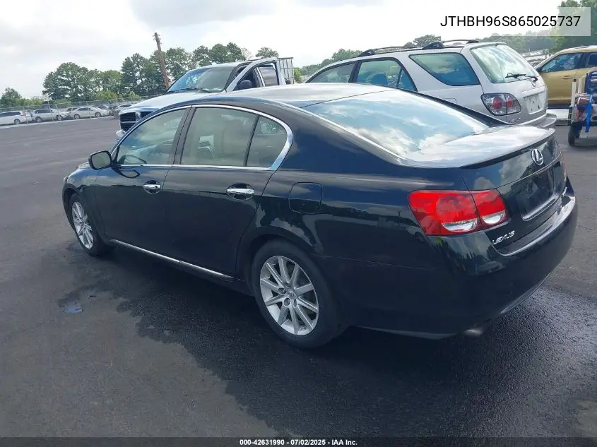 2006 Lexus Gs 300 VIN: JTHBH96S865025737 Lot: 42631990