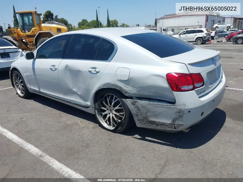 2006 Lexus Gs 300 VIN: JTHBH96SX65005022 Lot: 42660542
