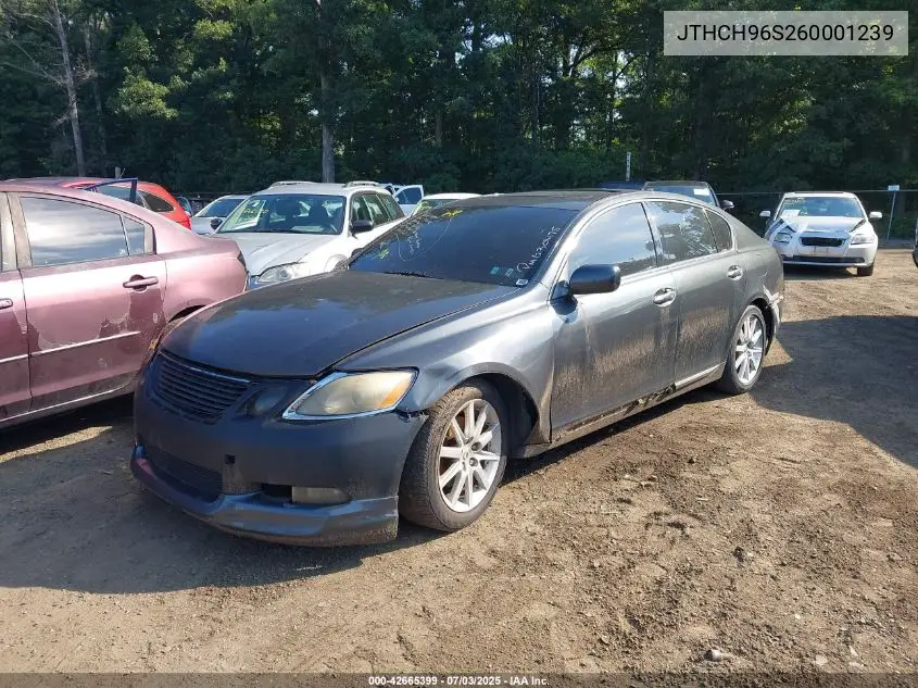 2006 Lexus Gs 300 VIN: JTHCH96S260001239 Lot: 42665399