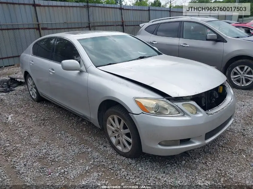 2006 Lexus Gs 300 300 VIN: JTHCH96S760017503 Lot: 42754528