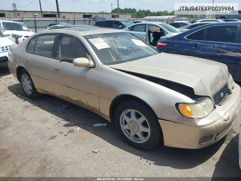1993 Lexus Gs 300 VIN: JT8JS47EXP0035984 Lot: 42703193