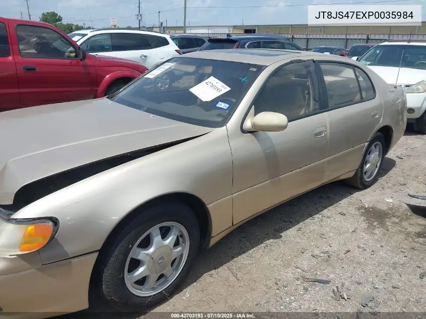 1993 Lexus Gs 300 VIN: JT8JS47EXP0035984 Lot: 42703193