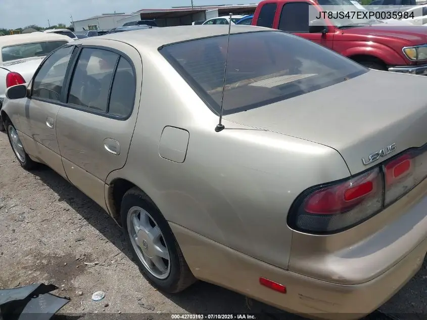 1993 Lexus Gs 300 VIN: JT8JS47EXP0035984 Lot: 42703193