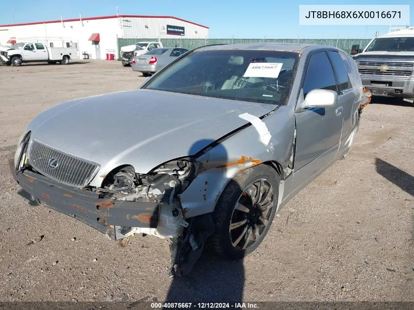 1999 Lexus Gs 400 VIN: JT8BH68X6X0016671 Lot: 40875667
