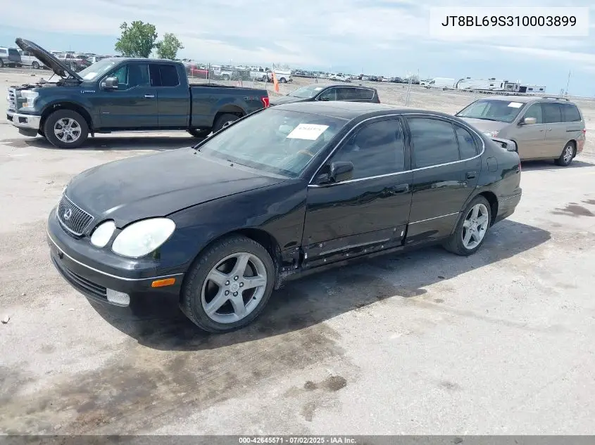 2001 Lexus Gs 430 VIN: JT8BL69S310003899 Lot: 42645571