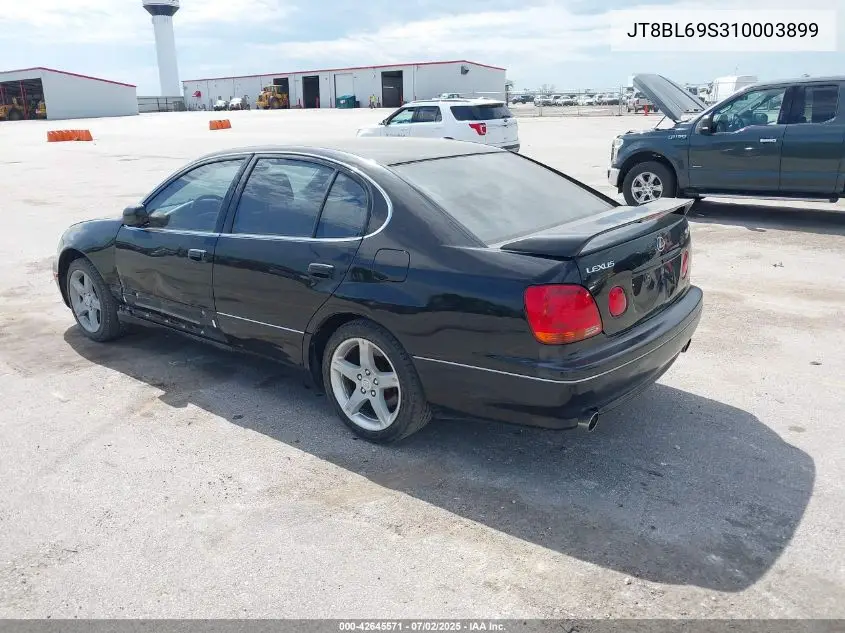 2001 Lexus Gs 430 VIN: JT8BL69S310003899 Lot: 42645571
