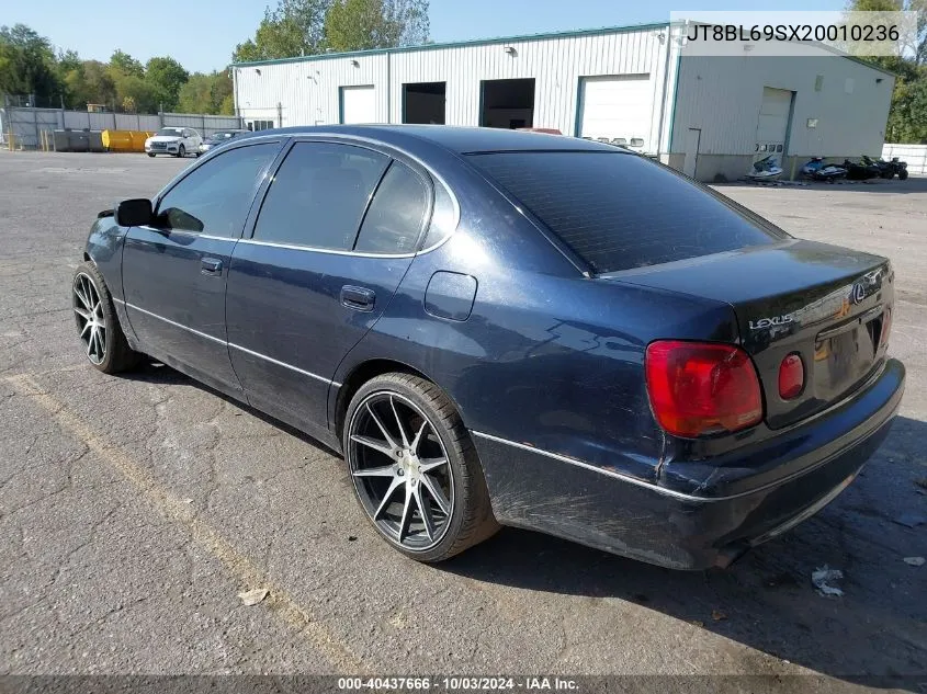2002 Lexus Gs 430 VIN: JT8BL69SX20010236 Lot: 40437666