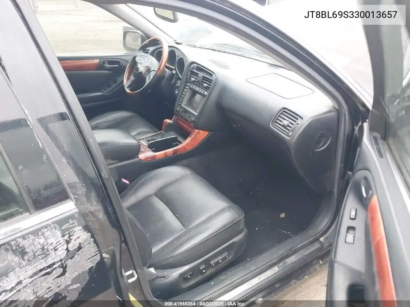 2003 Lexus Gs 430 VIN: JT8BL69S330013657 Lot: 41955384